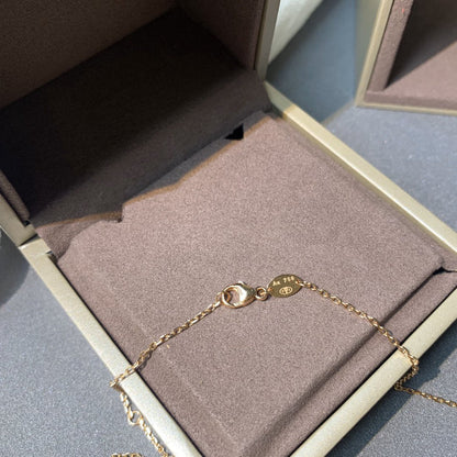 [Amore]JEUX DE PINK GOLD DIAMOND NECKLACE