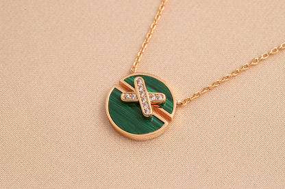 [Amore]JEUX DE PINK GOLD DIAMOND NECKLACE