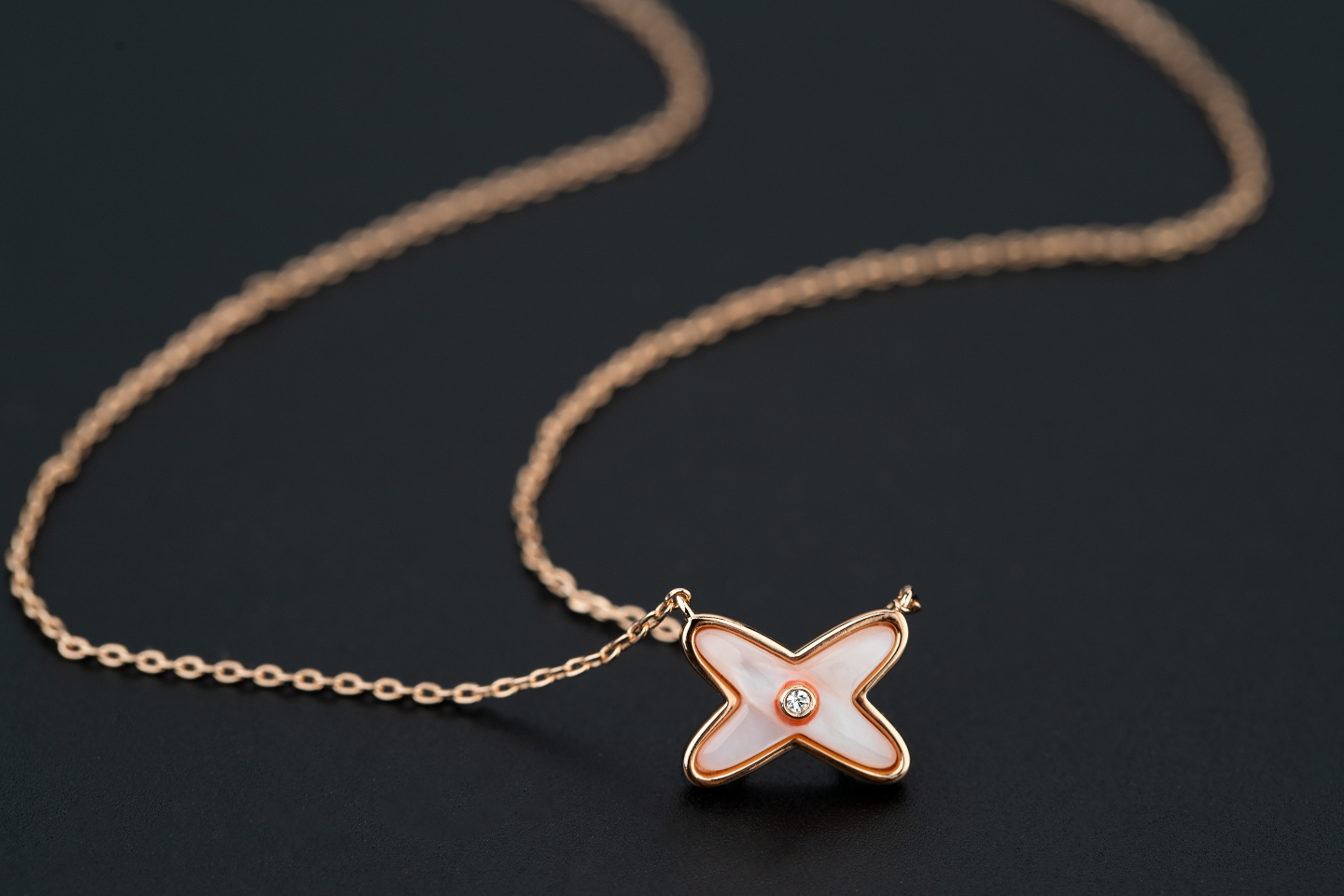 [Amore]JEUX DE NECKLACE 1 DIAMOND