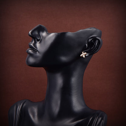 [Amore]JEUX DE GOLD DIAMOND EARRINGS