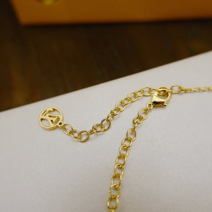 [Amore]BLOOMING SUPPLE NECKLACE BRASS