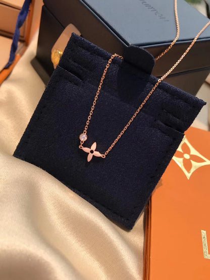 [Amore]BLOSSOM PENDANT PINK GOLD AND DIAMOND