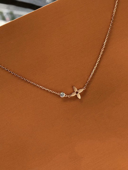 [Amore]BLOSSOM PENDANT PINK GOLD AND DIAMOND