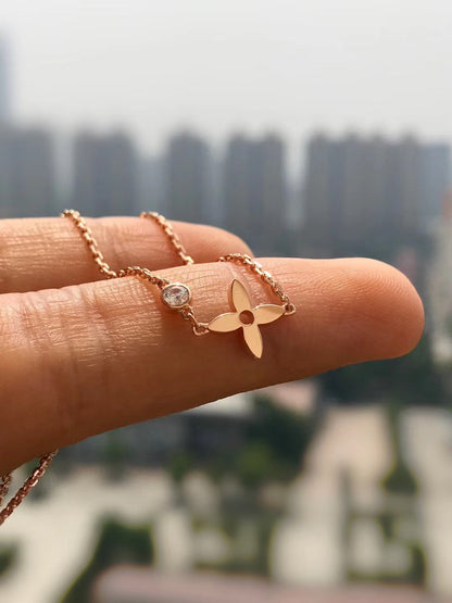 [Amore]BLOSSOM PENDANT PINK GOLD AND DIAMOND