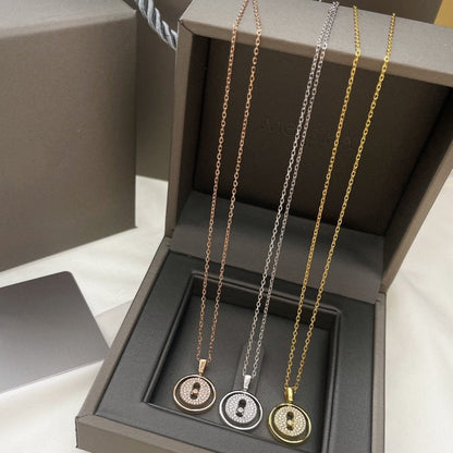 [Amore]LUCKY MOVER PM PAVED NECKLACE