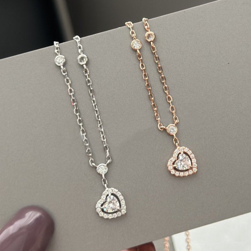 [Amore]JOY HEART DIAMOND NECKLACE