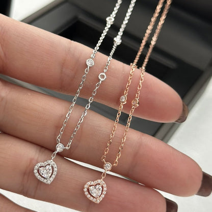 [Amore]JOY HEART DIAMOND NECKLACE
