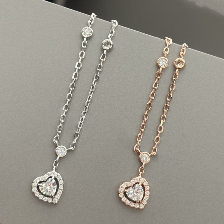 [Amore]JOY HEART DIAMOND NECKLACE