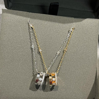 [Amore]CHAIN MOVE ROMANE PEDAND NECKLACE