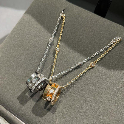 [Amore]CHAIN MOVE ROMANE PEDAND NECKLACE