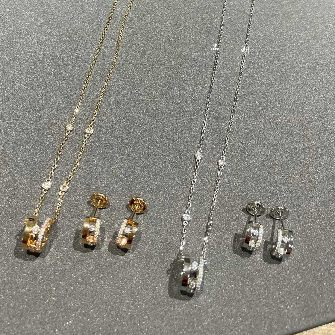[Amore]CHAIN MOVE ROMANE PEDAND NECKLACE