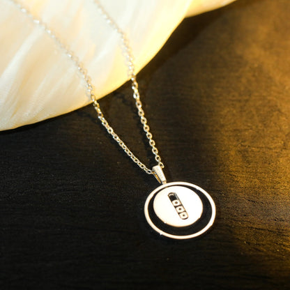 [Amore]LUCKY MOVE MM SILVER DIAMOND NECKLACE