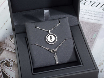 [Amore]LUCKY MOVE PM NECKLACE SILVER DIAMOND