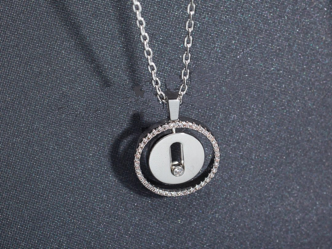 [Amore]LUCKY MOVE PM NECKLACE SILVER DIAMOND