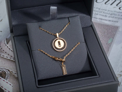 [Amore]LUCKY MOVE PM NECKLACE PINK GOLD DIAMOND