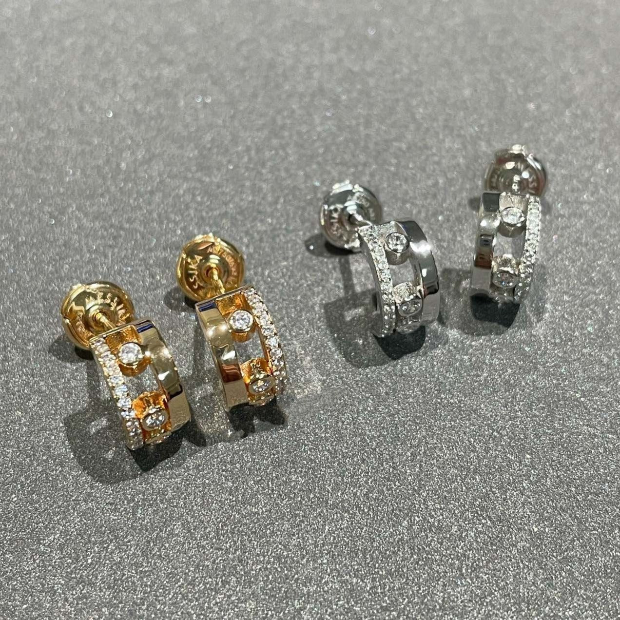 [Amore]MOVE ROMANE EARRINGS DIAMOND