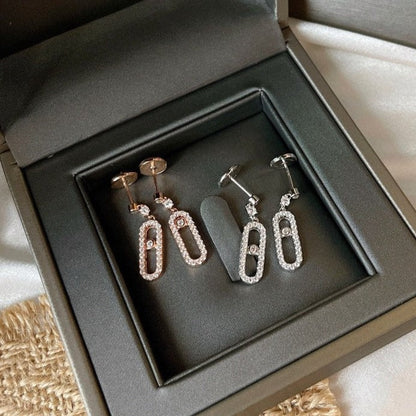 [Amore]DORMEUSES MOVE UNO DIAMOND EARRINGS