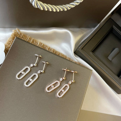[Amore]DORMEUSES MOVE UNO DIAMOND EARRINGS