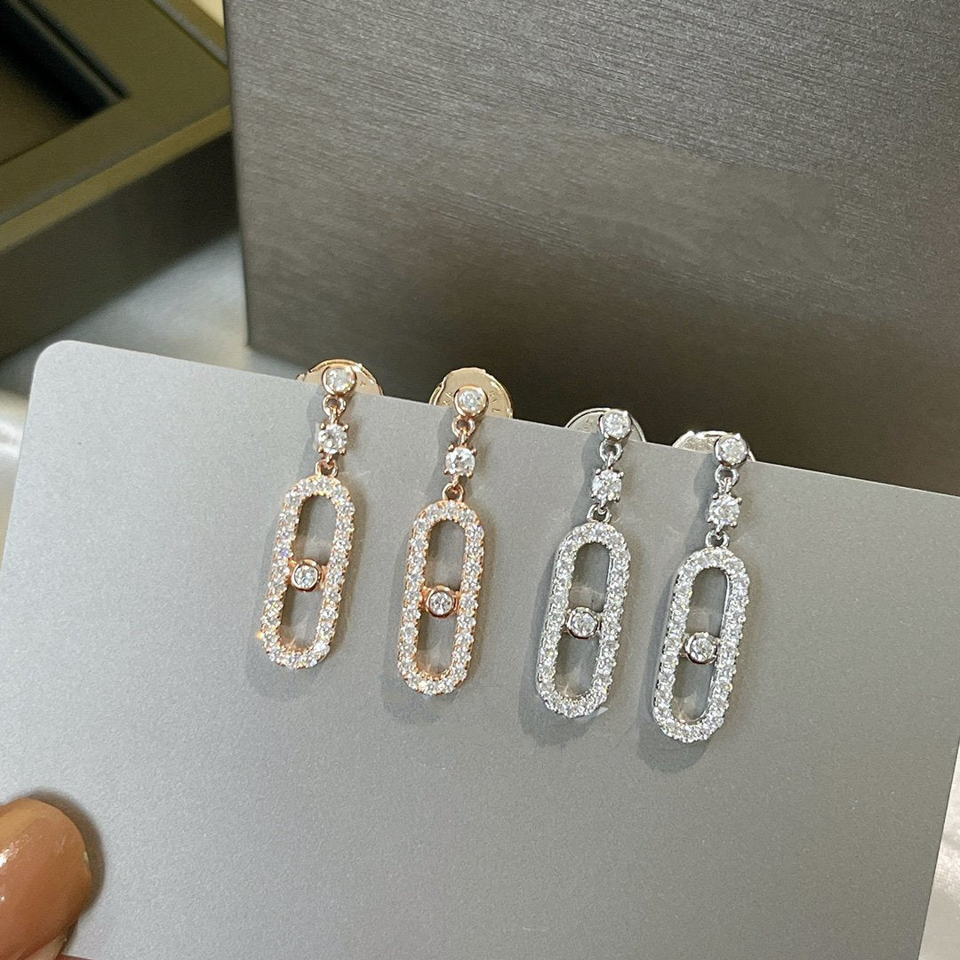 [Amore]DORMEUSES MOVE UNO DIAMOND EARRINGS