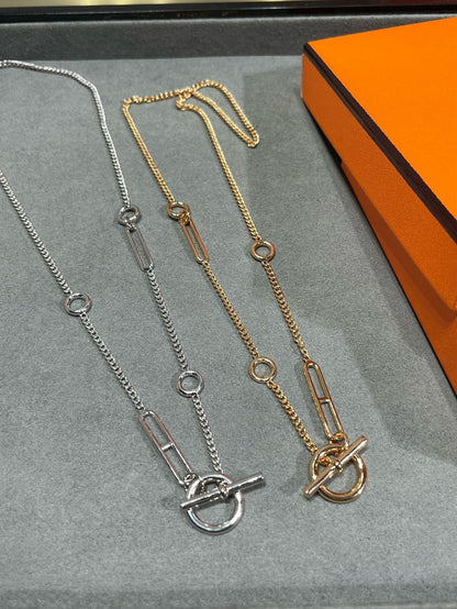 [Amore]HM STERLING CHAINE D'ANCRE HEART