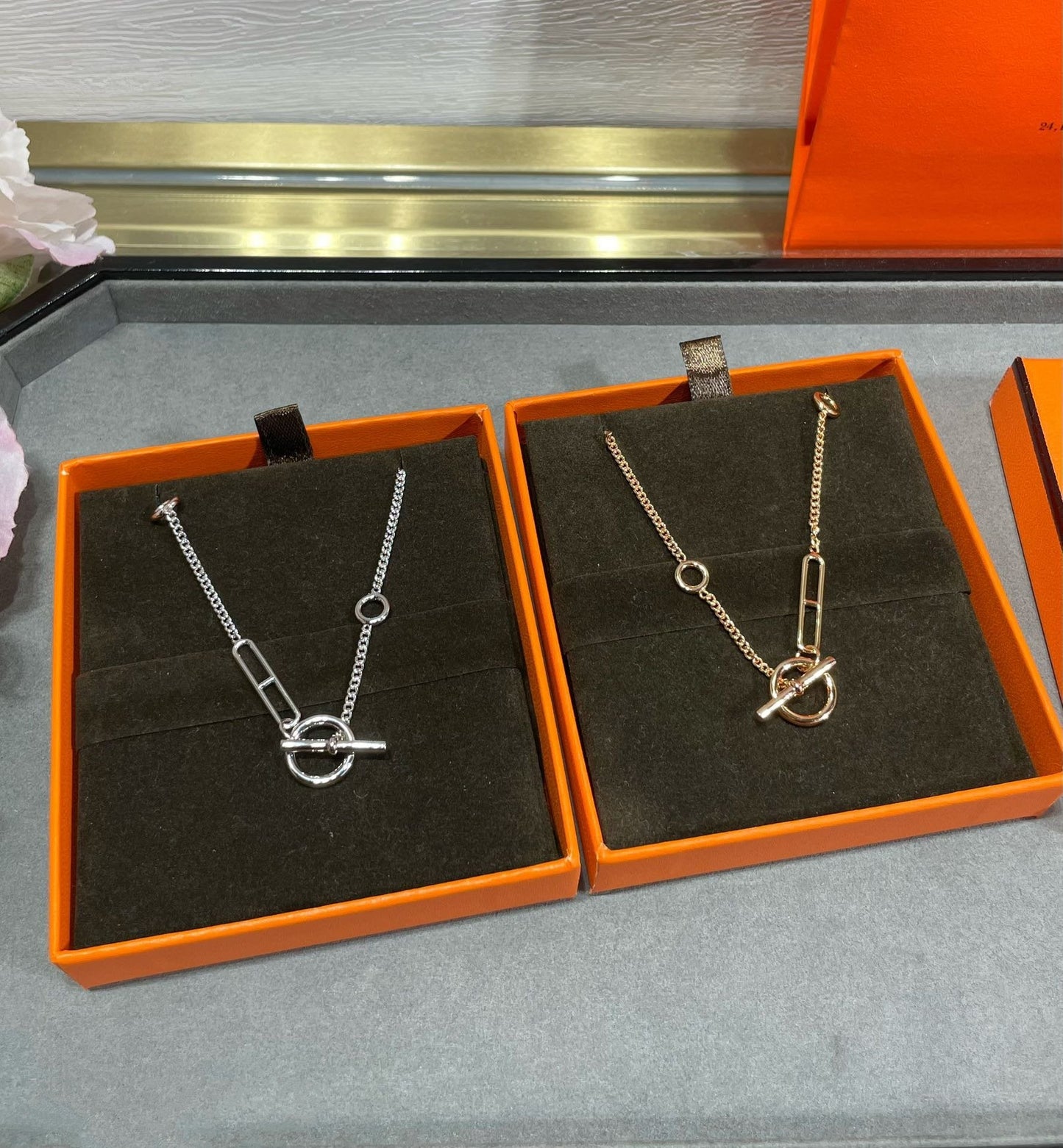 [Amore]HM STERLING CHAINE D'ANCRE HEART