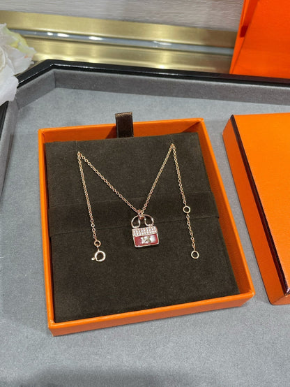 [Amore]H CIRCE MOISSANITE PENDANT NECKLACE GOLD