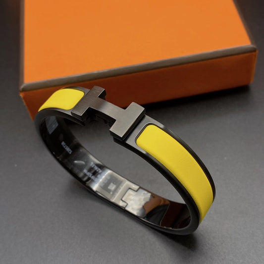 [Amore]CLIC HM SO BLACK YELLOW BRACELET