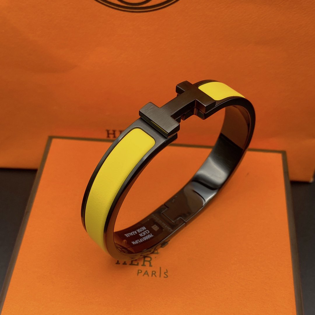 [Amore]CLIC HM SO BLACK YELLOW BRACELET