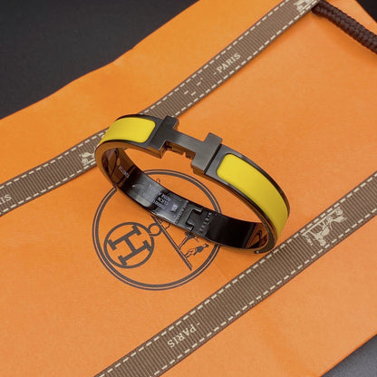 [Amore]CLIC HM SO BLACK YELLOW BRACELET