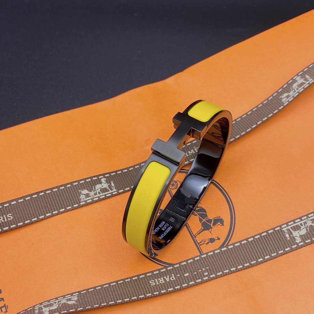 [Amore]CLIC HM SO BLACK YELLOW BRACELET