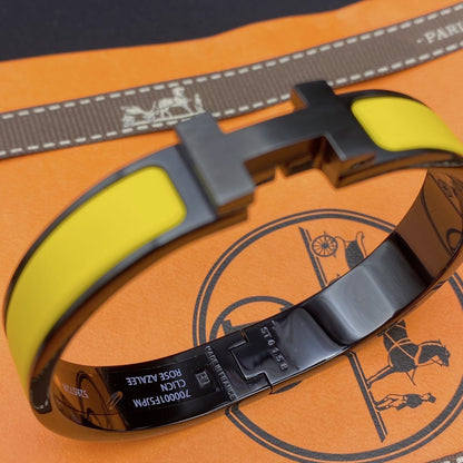 [Amore]CLIC HM SO BLACK YELLOW BRACELET