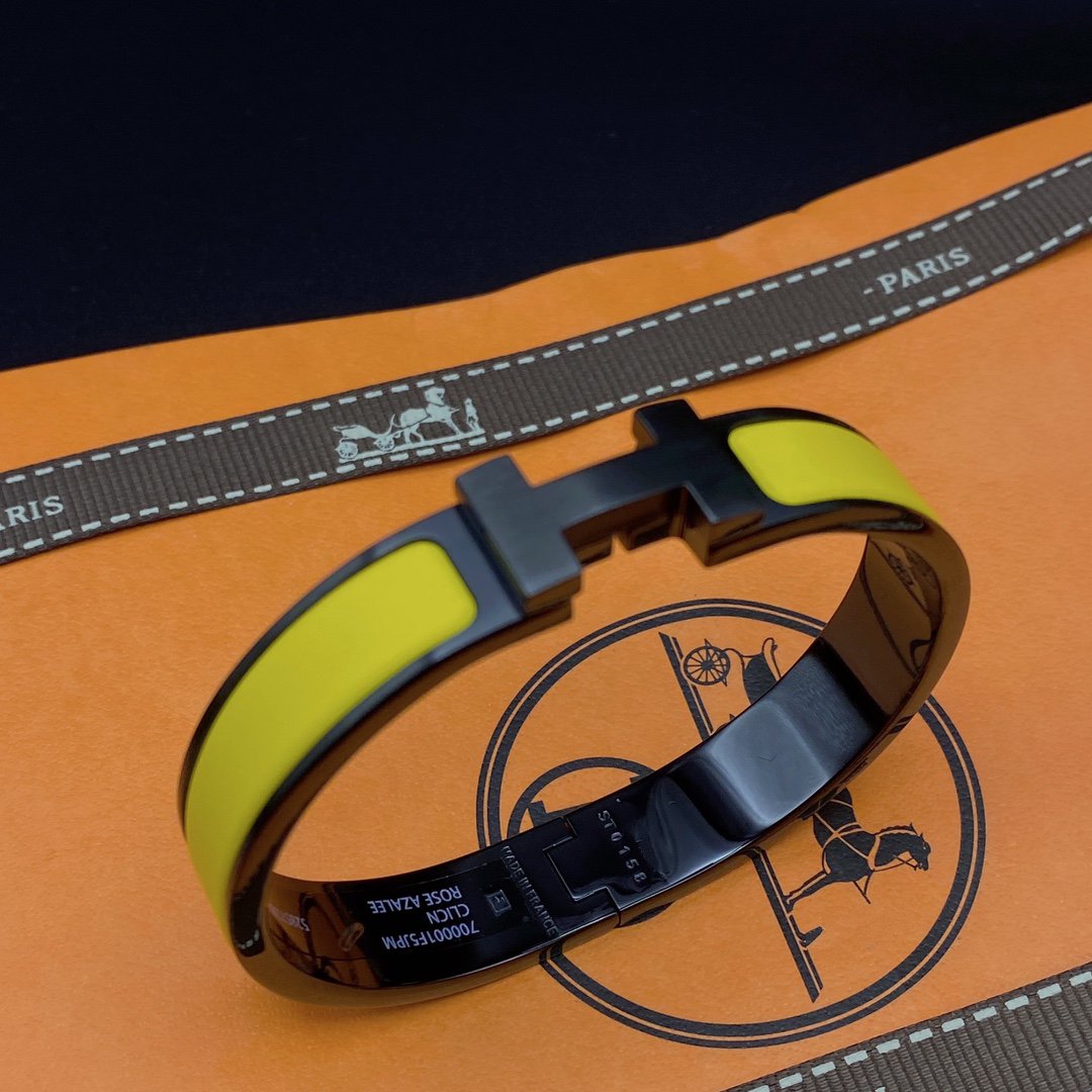 [Amore]CLIC HM SO BLACK YELLOW BRACELET