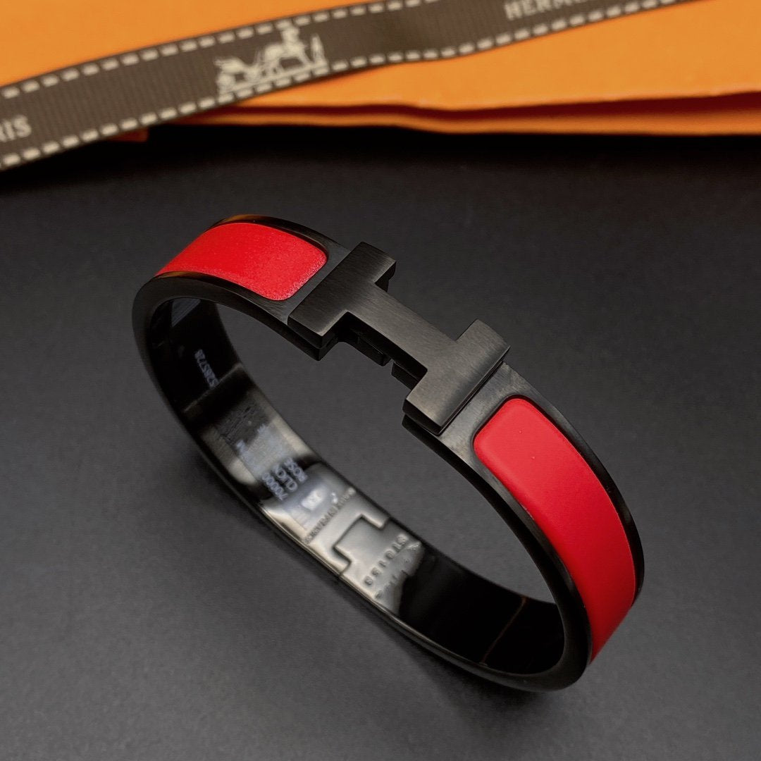 [Amore]CLIC HM SO BLACK RED BRACELET