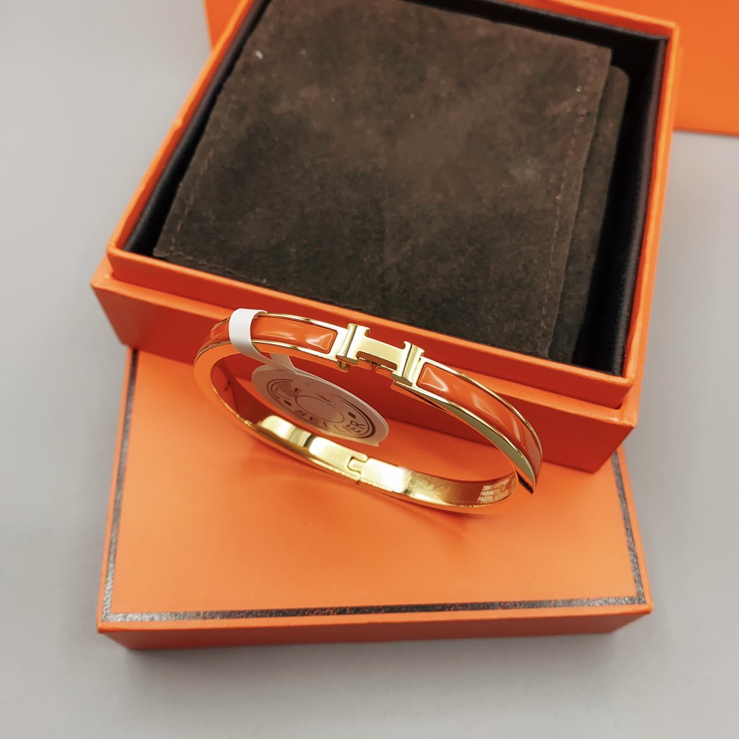 [Amore]CLASSIC HM CLIC RED 8MM ENAMEL BRACELET