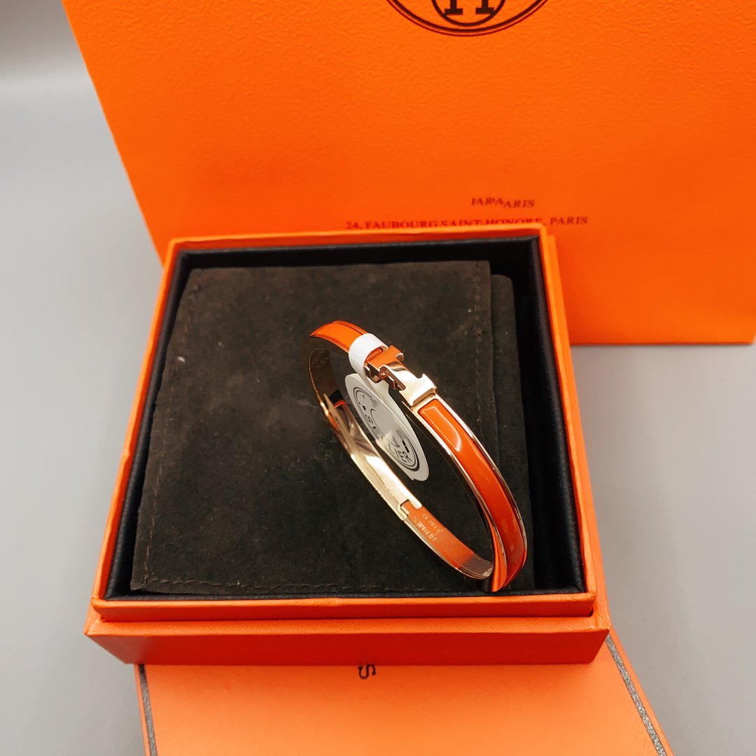 [Amore]CLASSIC HM CLIC RED 8MM ENAMEL BRACELET