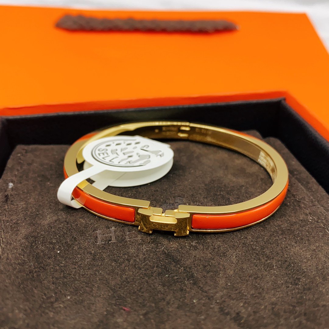 [Amore]CLASSIC HM CLIC RED 8MM ENAMEL BRACELET