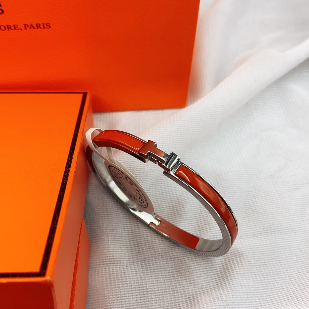 [Amore]CLASSIC HM CLIC RED 8MM ENAMEL BRACELET