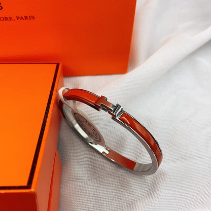 [Amore]CLASSIC HM CLIC RED 8MM ENAMEL BRACELET