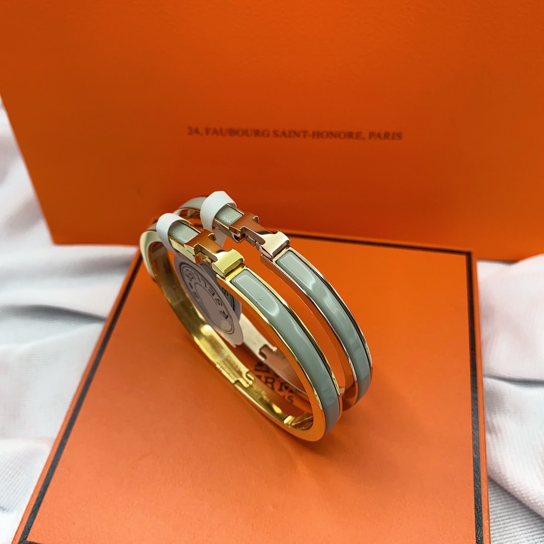 [Amore]CLASSIC HM CLIC GREEN 8MM ENAMEL BRACELET
