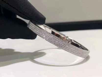 [Amore]HM KELLY BRACELET IN SILVER AND FULL PAVE DIAMOND