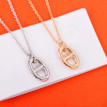 [Amore]HM PIG NOSE NECKLACE