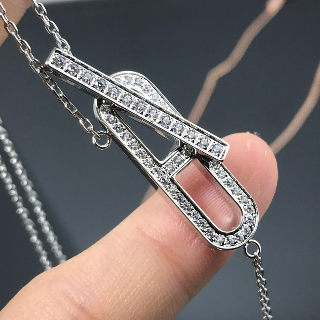 [Amore]HM NECKLACE PLATINUM ROSE GOLD DIAMOND