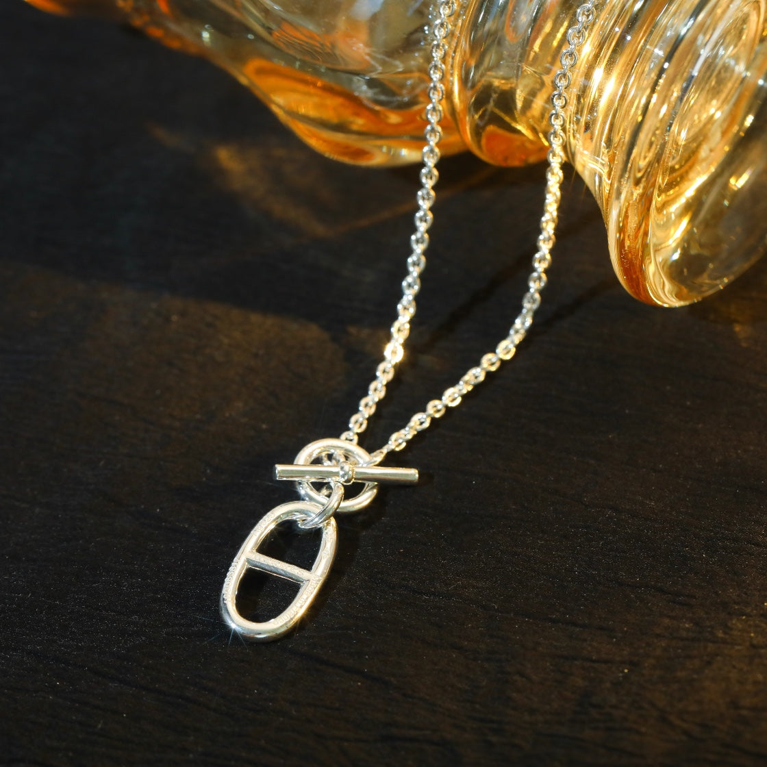 [Amore]HM CHAINE D'ANCRE PENDANT NECKLACE STERLING SILVER