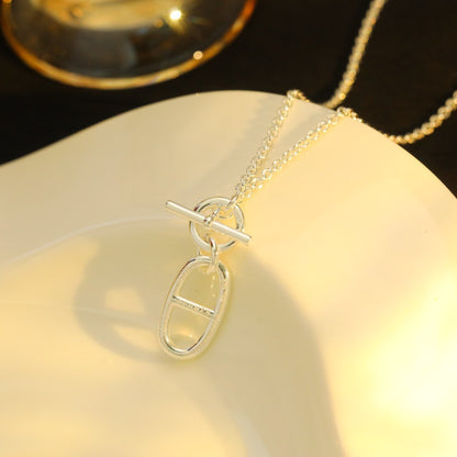 [Amore]HM CHAINE D'ANCRE PENDANT NECKLACE STERLING SILVER