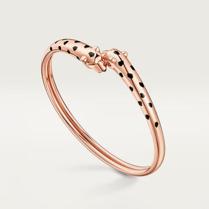 [Amore]PANTHERE DOUBLE HEADED OPEN BRACELET