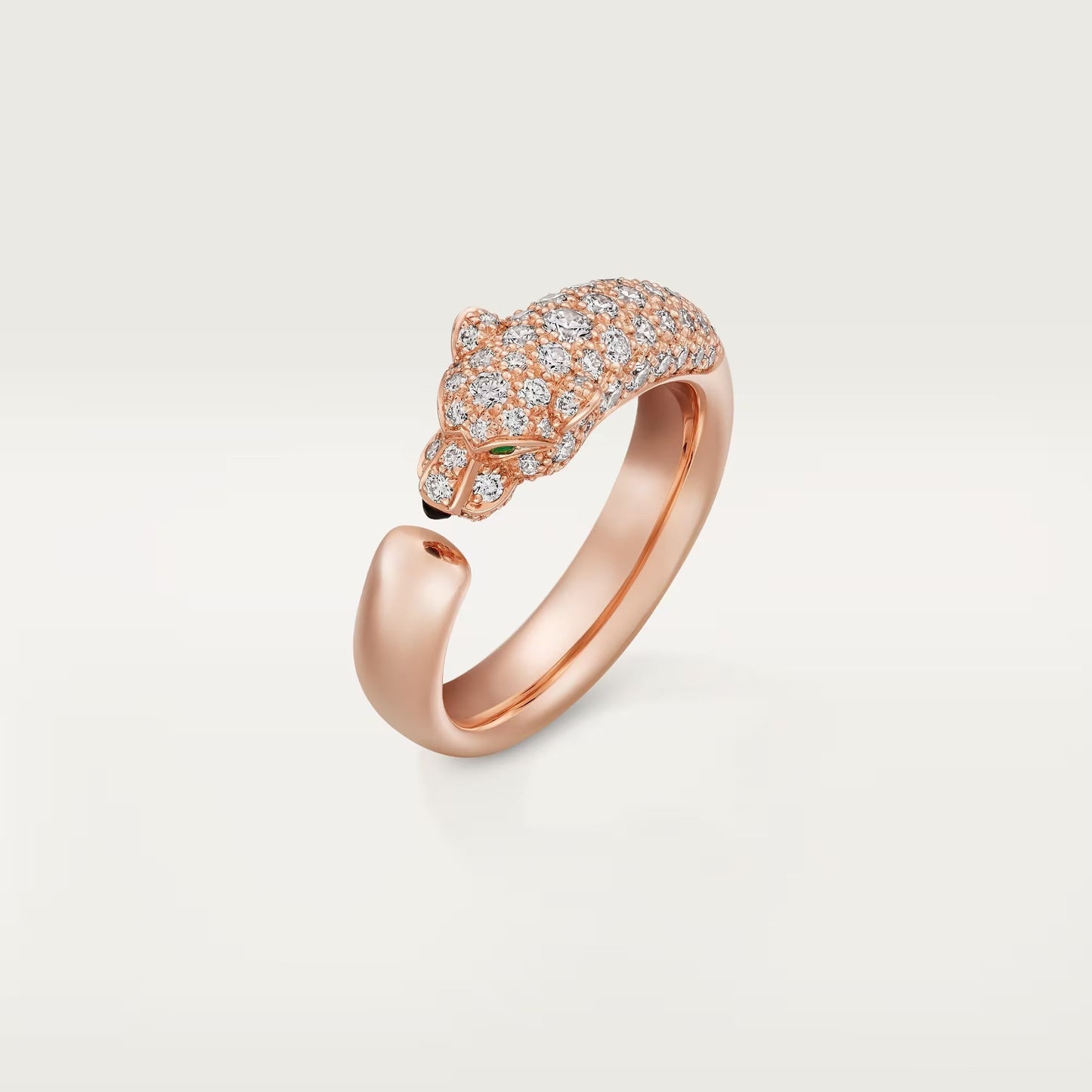 [Amore]PANTHERE HALF DIAMOND SMALL RING