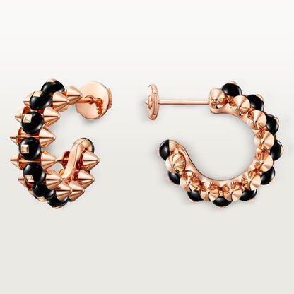 [Amore]CLASH 7.9MM AGATE CHALCEDONY EARRINGS
