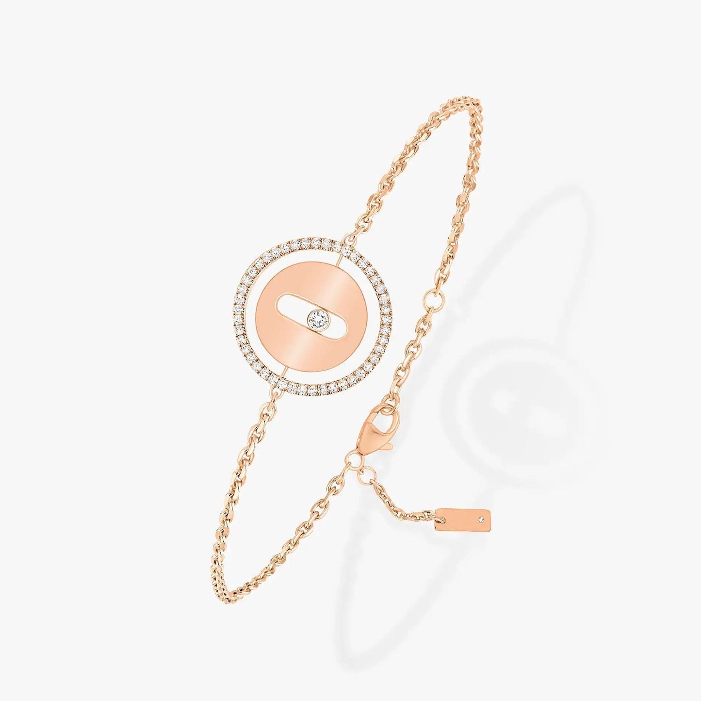 [Amore]LUCKY MOVE PAVED DIAMOND BRACELET