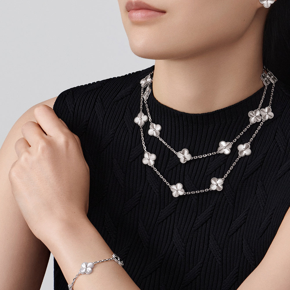 [Amore]CLOVER 20 MOTIFS DIAMOND SILVER