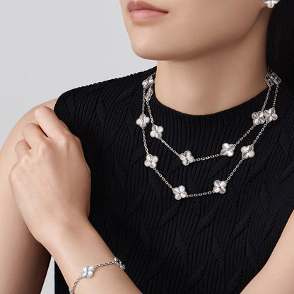 [Amore]CLOVER 20 MOTIFS DIAMOND SILVER